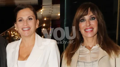 Κατάλληλο για τις 50 plus: Βίκυ Χατζηβασιλείου και Θεοφανία Παπαθωμά με total white look - Ποια το φόρεσε καλύτερα;
