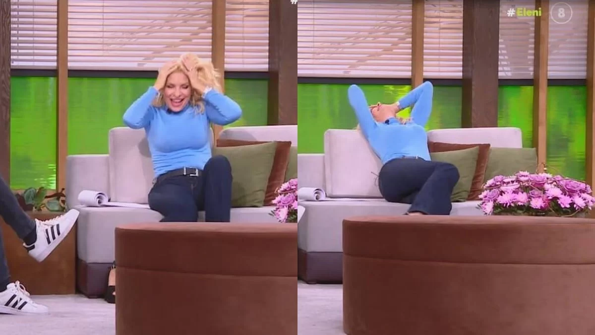 Τράβαγε τα μαλλιά της από το γέλιο - Η ατάκα που ισοπέδωσε την Ελένη Μενεγάκη