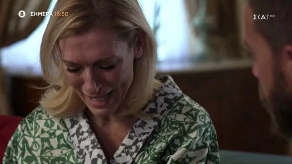 Άγρια Γη (7/11): Η Όλγα σπαράζοντας στο κλάμα αποκαλύπτει όλη την αλήθεια στον Άρη