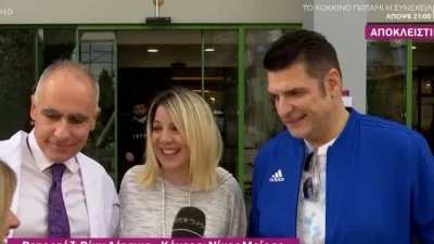 «Η ζωή μας από εδώ και πέρα...» - Οι πρώτες δηλώσεις Χρίστου Αντωνιάδη και Αφροδίτης Τσώνου έξω από το μαιευτήριο