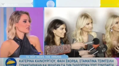 «Στην τηλεόραση γίνονται...» - Το "καρφί" της Ελεονώρας Μελέτη για την συνάντηση Καινούργιου με Τσιμτσιλή και Σκορδά