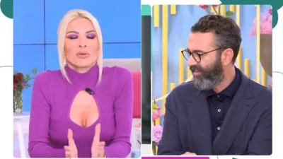 «Επειδή κάποιοι...» - Άγγελος Μπράτης και Καινούργιου έλυσαν τις διαφορές τους στο πλατό του Super Κατερίνα
