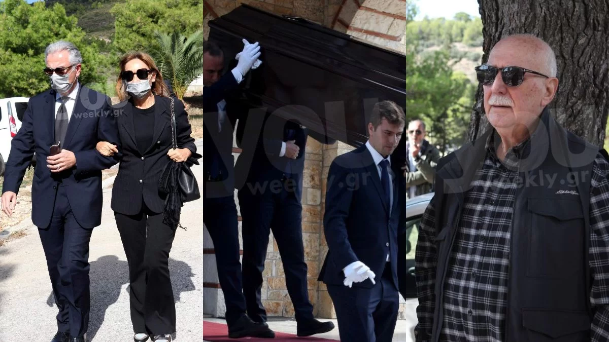 Βαρύ το κλίμα στην κηδεία του Αντώνη Σκυλλάκου - Πλήθος δημοσιογράφων στο τελευταίο του "αντίο"