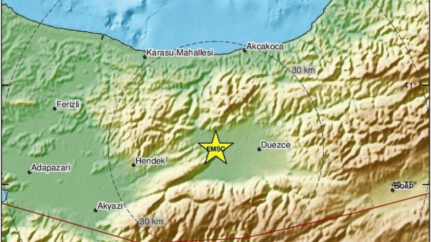 Η περιοχή του σεισμού