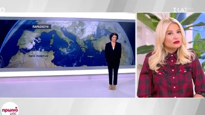 «Κάποιες φορές δεν λέτε την αλήθεια για τον καιρό» - "Πάγωσε" η Χριστίνα Σούζη στον αέρα του Πρωινού μας