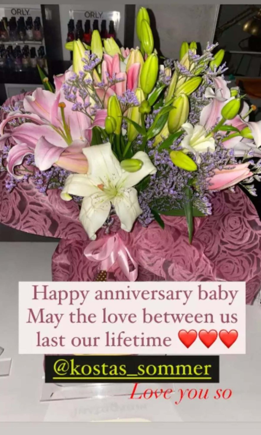 Η έκπληξη του Κώστα Σόμμερ στην εγκυμονούσα Βαλεντίνη Παπαδάκη για την επέτειό τους