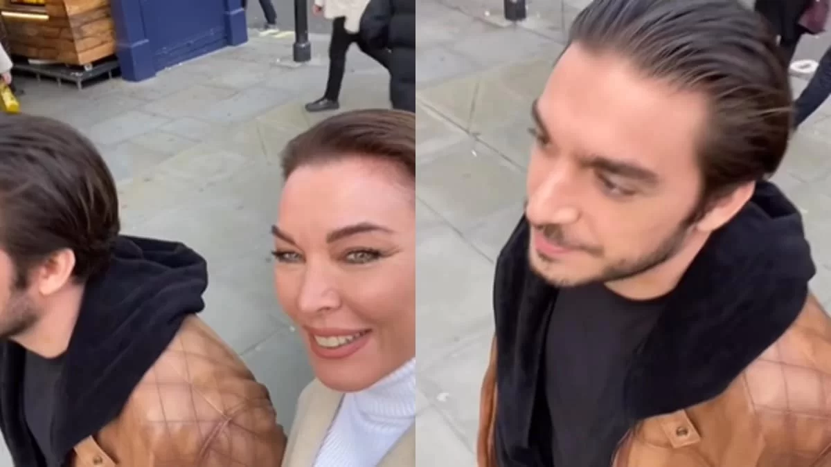 Επισκέφθηκε τον γιο της η Τατιάνα Στεφανίδου - Βίντεο από την βόλτα τους στο στολισμένο Λονδίνο