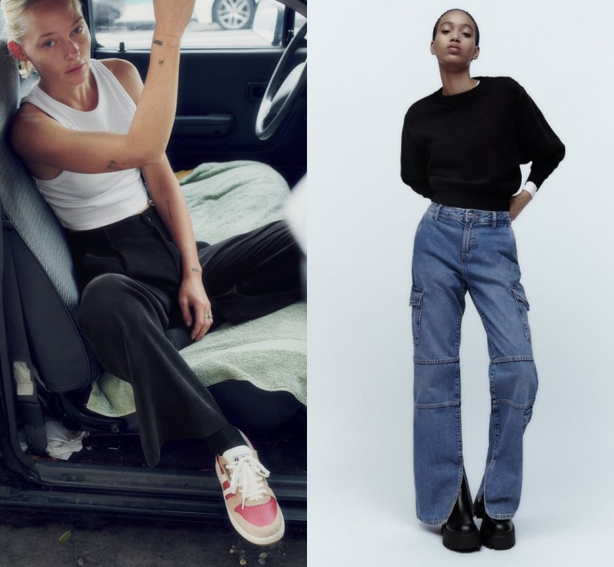 Zara παντελόνια