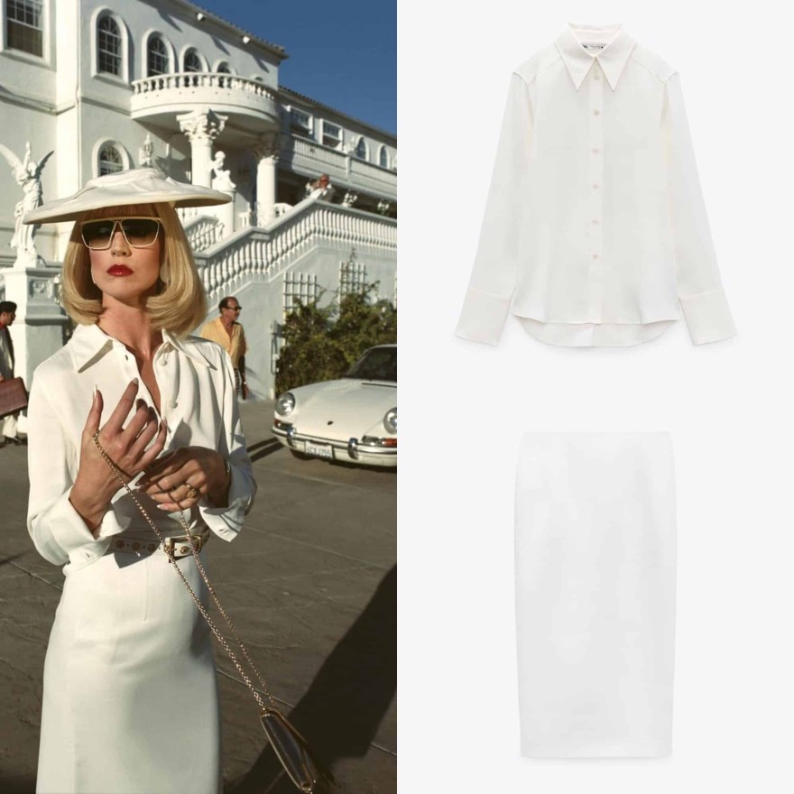 Λευκό σύνολο Zara