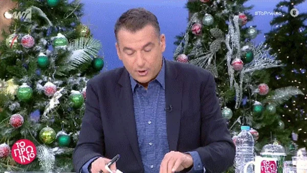 Σε δύσκολη θέση ο Γιώργος Λιάγκας - Η απάντηση που κλήθηκε να δώσει στο γιο του