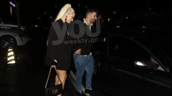 Νυχτοπερπατήματα για την εγκυμονούσα Ιωάννα Τούνη και τον Δημήτρη Αλεξάνδρου - Τον κρατούσε από το χέρι περπατώντας στους δρόμους της Αθήνας