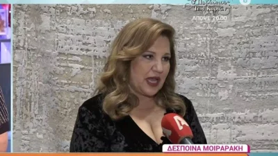 «Ένιωσα ότι βλέπω τον Γιάννη...» - Πολύ δύσκολα τα φετινά Χριστούγεννα για την Δέσποινα Μοιραράκη