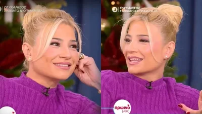 Δεν μπορούσε να πάρει τα μάτια της από πάνω του - "Χάζεψε" η Φαίη Σκορδά με τον καλεσμένο της