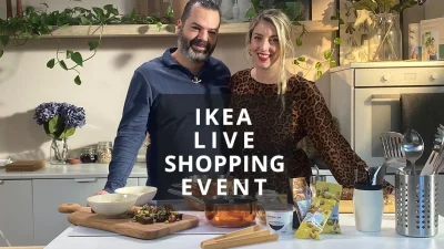 Νέο IKEA Live Shopping Event στο IKEA.gr, όπου η αγαπημένη Madame Ginger μας υποδέχθηκε στην κουζίνα της!