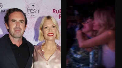 Τα "έσπασε" στα μπουζούκια η Βίκυ Καγιά - Οι αγκαλιές με τον Ηλία Κρασσά και οι έξαλλοι χοροί με την Δανάη Μπάρκα