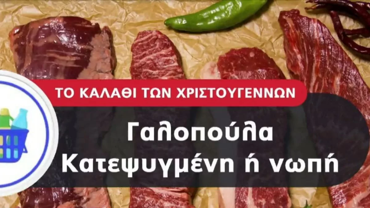 «Το καλάθι των Χριστουγέννων»: Από αύριο στα σούπερ μάρκετ - Τι προϊόντα θα περιέχει