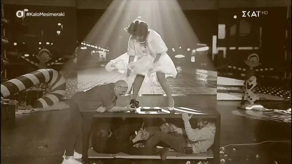 Καλό Μεσημεράκι: «Καυτό» ατύχημα για τη Βάνια - Έτρεχε να την καλύψει ο Νίκος Μουτσινάς