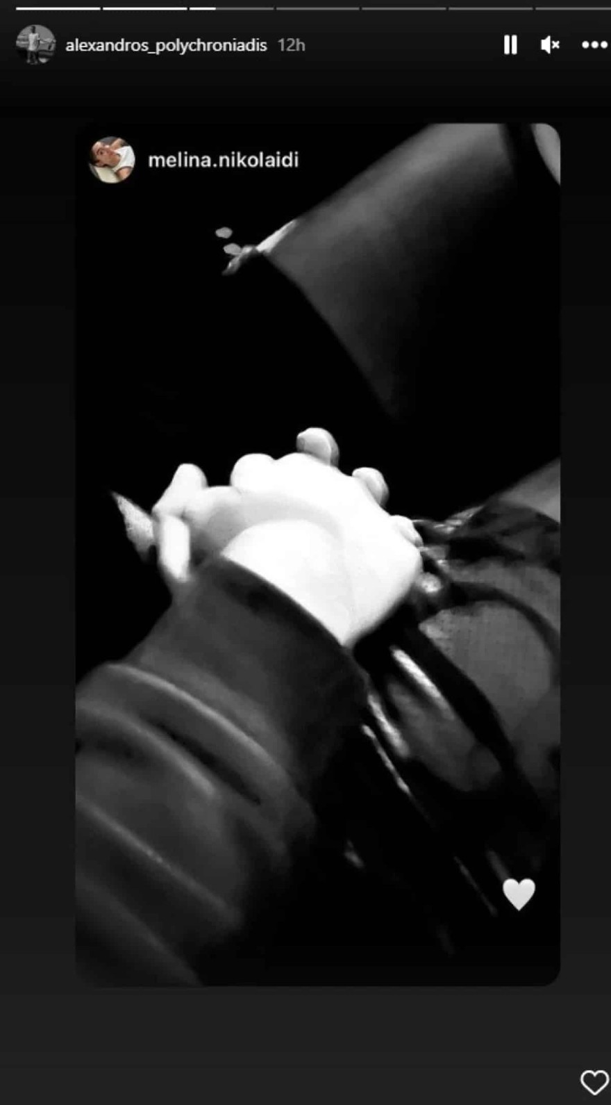 Μελίνα Νικολαϊδη σύντροφος