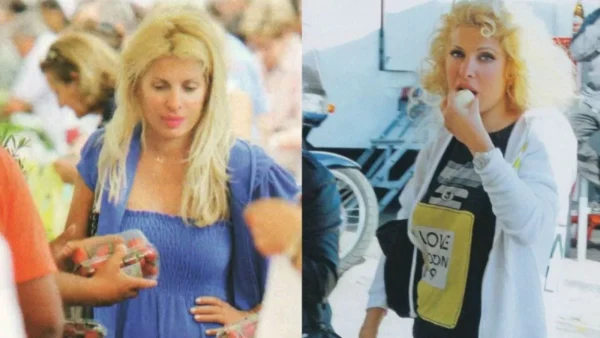 Αξέχαστο φωτογραφικό υλικό: Πώς κυκλοφορούσε η Ελένη Μενεγάκη στις λαϊκές στην αρχή της καριέρας της