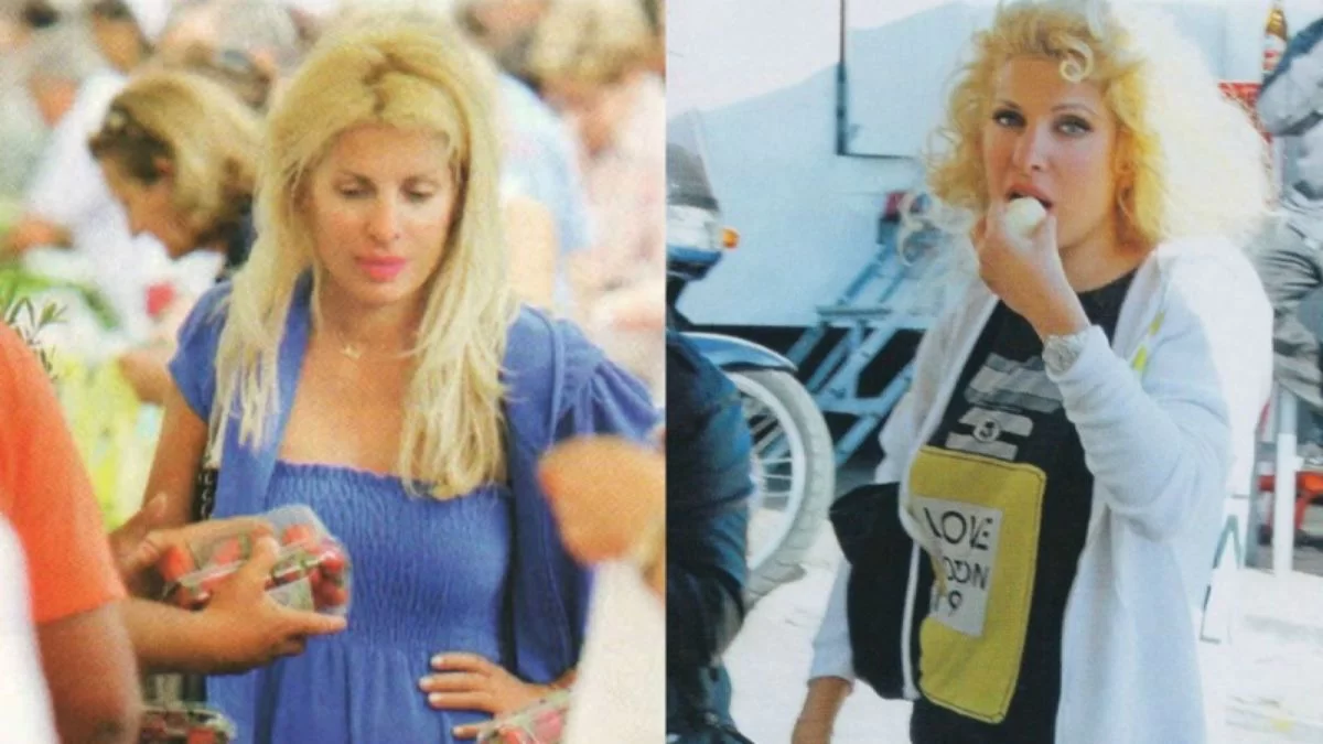 Αξέχαστο φωτογραφικό υλικό: Πώς κυκλοφορούσε η Ελένη Μενεγάκη στις λαϊκές στην αρχή της καριέρας της