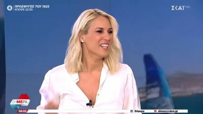 Σήμερα: Τι νούμερα τηλεθέασης έκανε η Ντόρα Κουτροκόη στην τελευταία της εκπομπή στο ΣΚΑΙ