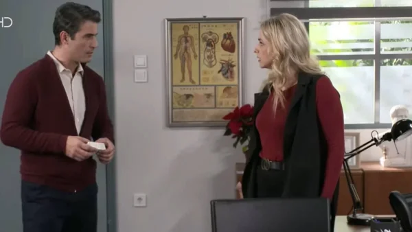 Τρία Μίλια (27/12): Η Λίζα επισκέπτεται στην κλινική τον Γεράσιμο, αλλά ζηλεύει την τρυφερότητα που δείχνει στη Φωτεινή