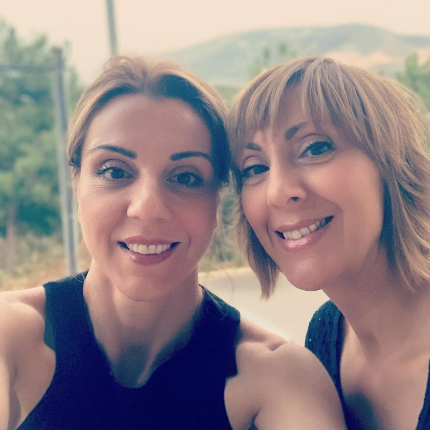 Η Ματίνα με την αδελφή της Φιλίτσα!