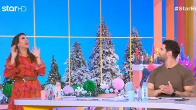 Πετάχτηκε από την καρέκλα της και άρχισε να ουρλιάζει η Ελένη Χατζίδου - Τρόμος στο πλατό του Breakfast at Star