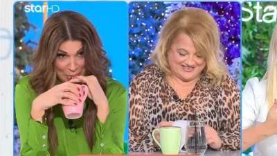 "Κοκκίνησε" από ντροπή η Ελένη Χατζίδου - Η ατάκα του Ετεοκλή Παύλου που την έφερε σε δύσκολη θέση