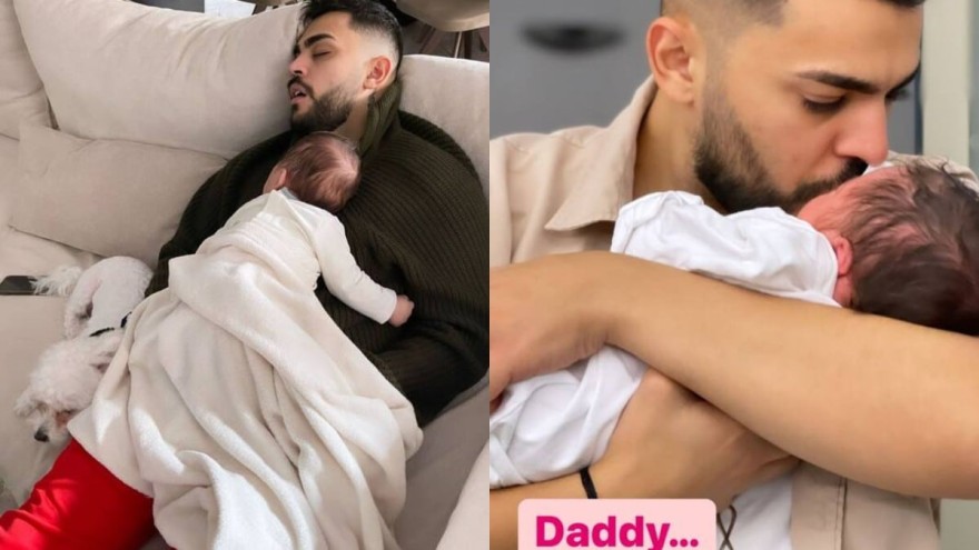 Ο Χρήστος Σαντικάι με το μωρό!