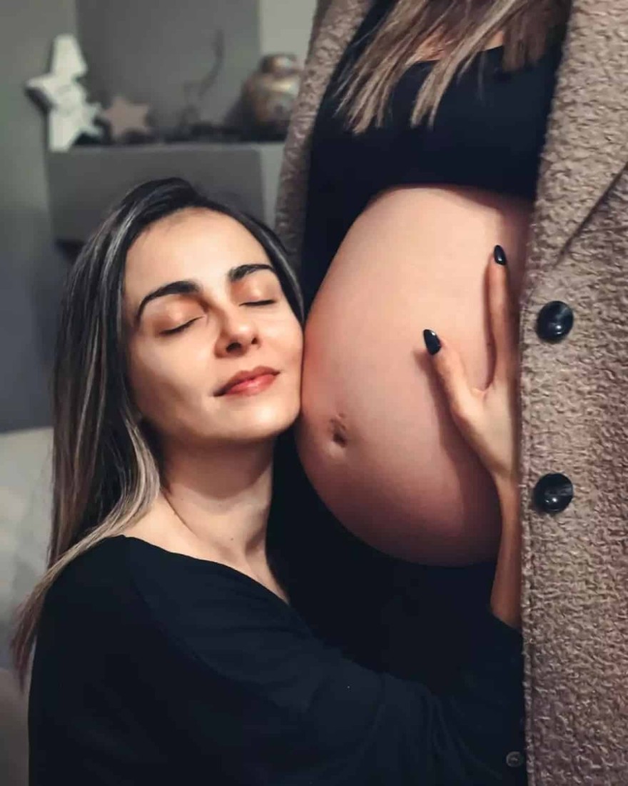 Αγγελική Δαλιάνη - εγκυμοσύνη αδερφής της