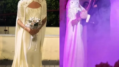 Παντρεύτηκε ηθοποιός της σειράς "Μπρούσκο" - Θύμισε πριγκίπισσα μέσα στο φανταχτερό νυφικό της η...