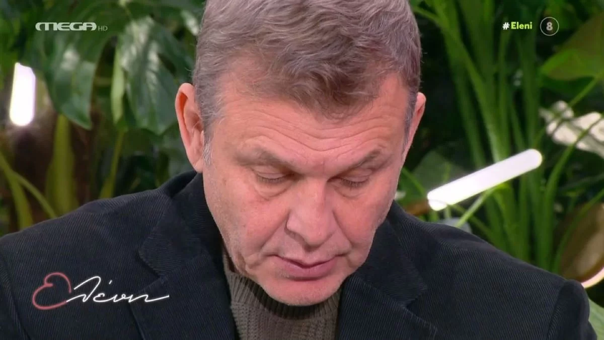 Με "σπασμένη" φωνή - "Λύγισε" στον αέρα του MEGA ο Απόστολος Γκλέτσος
