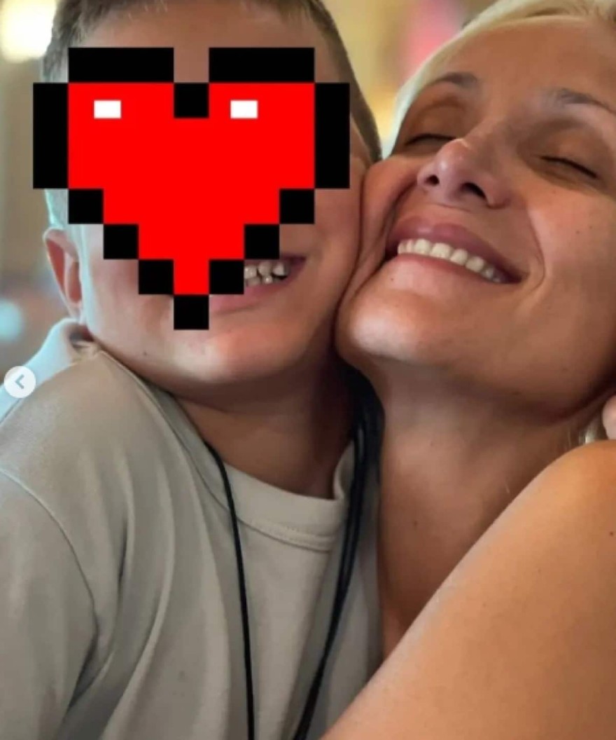 Ναταλί Κάκκαβα γιος