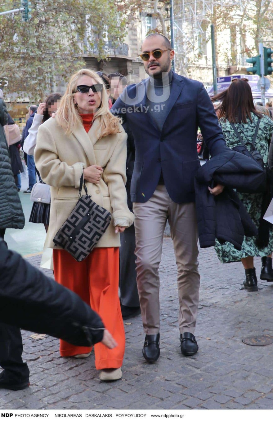 Μαρία Ηλιάκη Στέλιος Μανουσάκης βόλτα