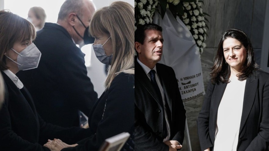 Στιγμές από τν κηδεία