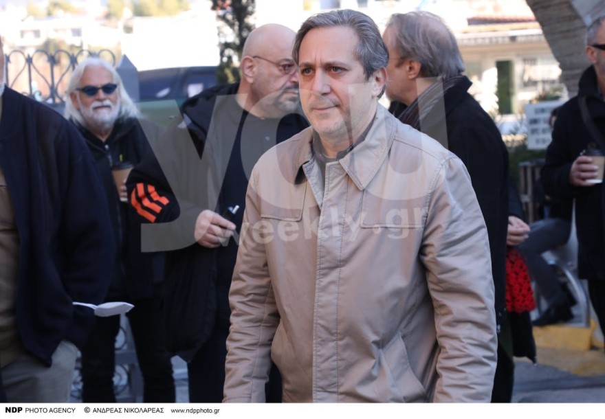 κηδεία Νότη Μαυρουδή γιος