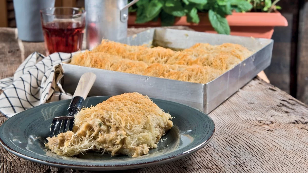 Η συνταγή της ημέρας: Μελιτζανοπιτάκια µε κανταΐφι που λιώνουν στο στόμα