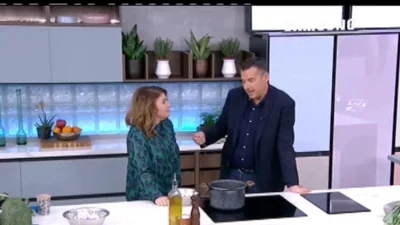 «Συγγνώμη γι’ αυτό που σου κάναμε χθες...» - Τι συνέβη με τον Γιώργο Λιάγκα και την Αργυρώ Μπαρμπαρίγου πίσω από τις κάμερες