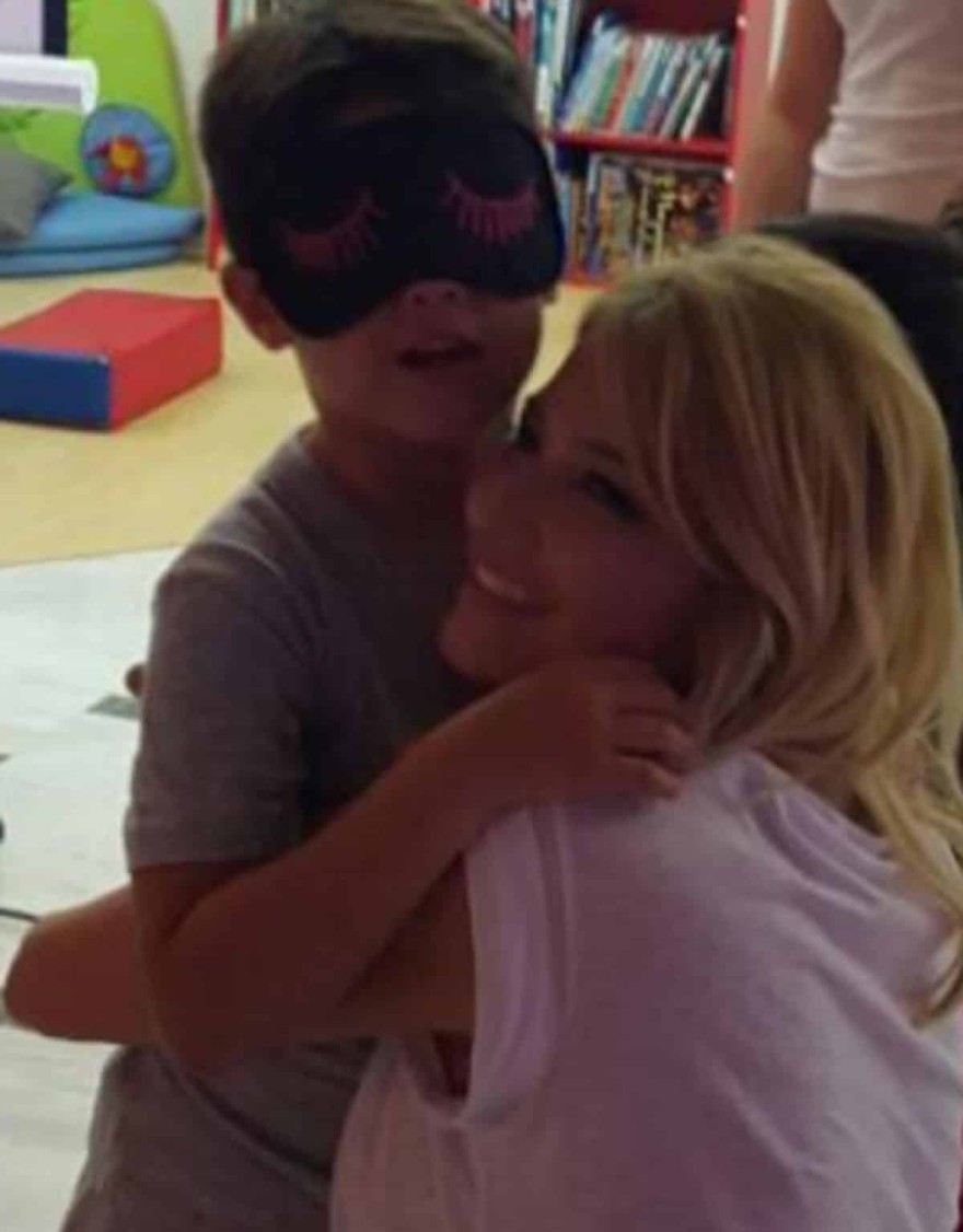 Φαίη Σκορδά γιος