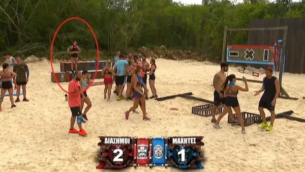 Survivor All Star: Η αντίδραση της Ευρυδίκης την ώρα που έχασε το αγώνισμα ο Κωνσταντίνος Βασάλος