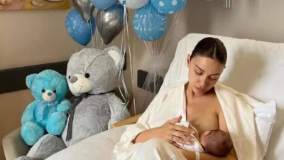 Ελένη Φουρέιρα: Σε λευκό και μπεζ χρώμα με στρογγυλή κούνια και χνουδωτή πολυθρόνα - Αυτό είναι το παιδικό δωμάτιο του νεογέννητου γιου της