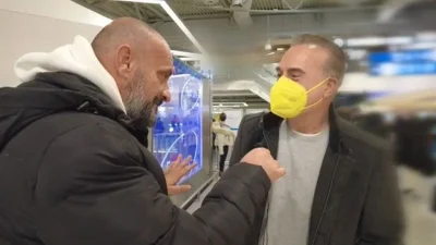 Έξαλλος ο Φώτης Σεργουλόπουλος μπροστά στην κάμερα του ΑΝΤ1 - Το ξεκαθάρισμα για την σχέση του με την Μαρία Μπακοδήμου