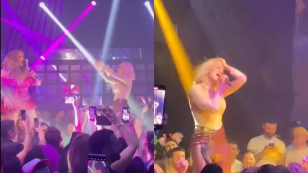 Χαμός σε νυχτερινό μαγαζί με την Καλομοίρα - Ούρλιαζε ο κόσμος όταν ανέβηκε στη σκηνή και τραγούδησε το "Secret Combination"