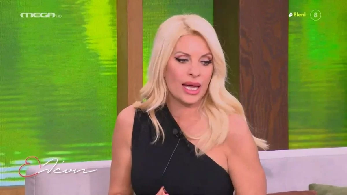 Προσπάθησε να το μαζέψει - Αμηχανία στο πλατό του MEGA με την γκάφα της Ελένης Μενεγάκη για την καλεσμένη της
