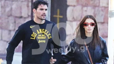 Εξιτήριο για την Ελένη Φουρέιρα και το νεογέννητο - Η φωτογραφία με τον Αλμπέρτο Μποτία μέσα από το μαιευτήριο