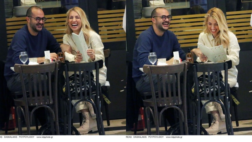 Η Μαρία Ηλιάκη με τον Στέλιο Μανουσάκη