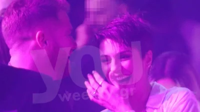 Σε σχέση Τζέιμς Καφετζής - Κάτια Ταραμπάνκο; Αποκλειστικές φωτογραφίες από έξοδο τους στα μπουζούκια