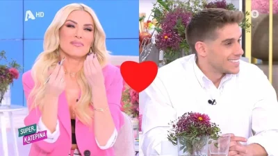 «Έχω βρει τον μπελά μου με εσένα» - "Έλιωσε" η Καινούργιου με την έκπληξη του τενόρου, Βασίλη Κούτρη