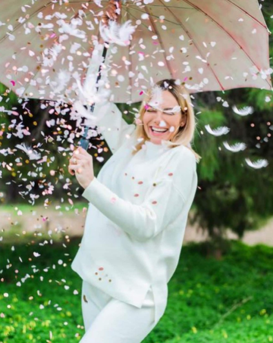 Ιωάννα Μαλέσκου μωρό